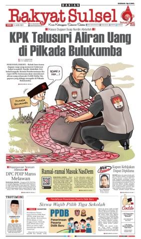 E Paper Harian Rakyat Sulsel Edisi Senin Juni