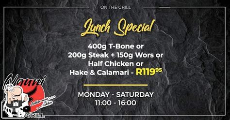 Nguni Grill Polokwane Bbq Menu And Reviews