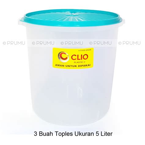 Jual Toples Plastik Liter Tempat Kerupuk Sealware Food