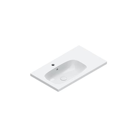 Alvea Left Basin Wall Hung Washbasins Base Cabinet Installation