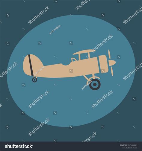 Retro Airplane Vector Illustration Air Transport Stock Vector (Royalty Free) 2171080281 ...