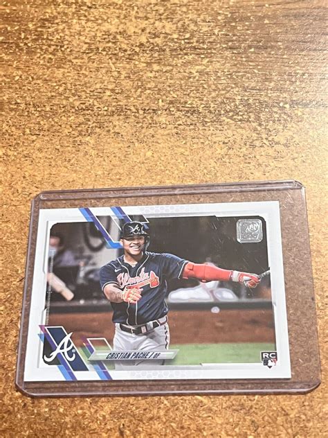 Topps Baseball Photo Variation Cristian Pache Rc Ebay