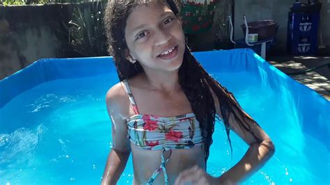 Minha Rotina Na Piscina Youtube