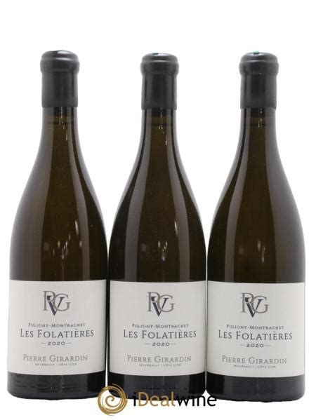 Buy Puligny Montrachet Les Folatieres Domaine Pierre Girardin 2020 Lot