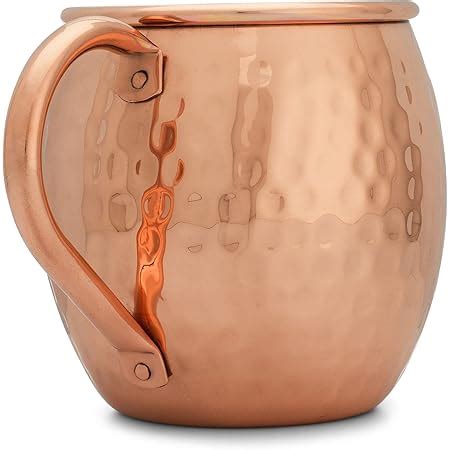 Amazon Moscow Mule PURE Copper Mug By Copper Mules Handcrafted