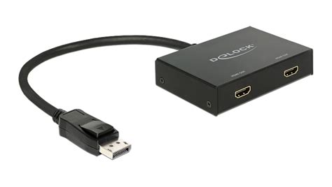 Displayport til 2 x HDMI - Splitter