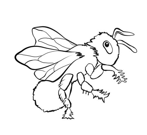 Free Printable Bee Coloring Pages For Kids