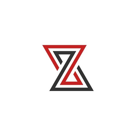 Resumen De La Letra Inicial Z Logotipo Con El Icono Del Logotipo Z De