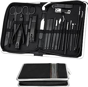 Pezzi Set Manicure Professionale Kit Set Tagliaunghie Pedicure Set