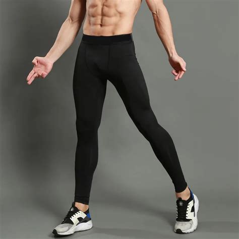 Compression Basketball Tight Pants Elastic Men Running Sports Leggings