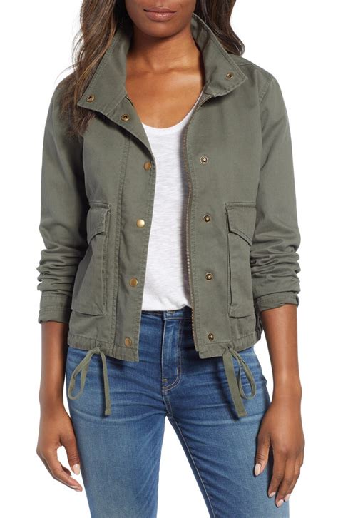 Caslon® Front Pocket Utility Jacket Regular And Petite Nordstrom