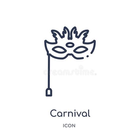 Linear Clown Icon From Emotions Outline Collection Thin Line Clown Vector Isolated On White