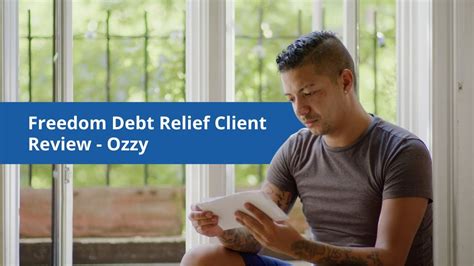 Freedom Debt Relief Reviews Ozzy Youtube