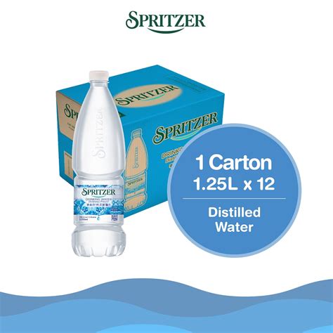 SPRITZER DISTILLED WATER (1250ML X 12)-Spritzer Online: Shop Spritzer ...