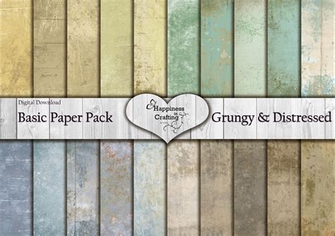 Basic Paper Pack Grungy Distressed Pages Gi Kerr S Ko Fi Shop