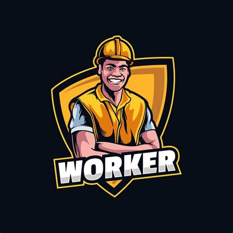 Premium Vector | Contractor logo designs vector