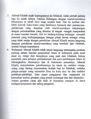 Syaikh Ahmad Khatib Al Minangkabawi Dan Pembaharuan Pemikiran Islam Di