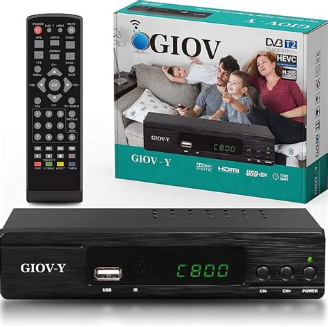 Giov Decoder Y DVB T2 HEVC H 265 H 264 MPEG2 MPEG4 1080i