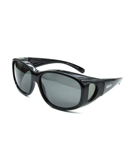 Polarized Wrap Around Sunglasses Over Prescription Glasses Medium Large Men Women Driving