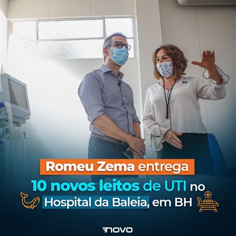 Romeu Zema Entrega Dez Novos Leitos De UTI No Hospital Da Baleia Em