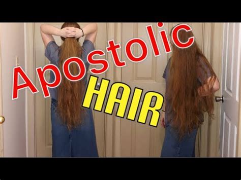 Easy Apostolic Hair Tutorial Quick Pentecostal Hairstyle Updo For