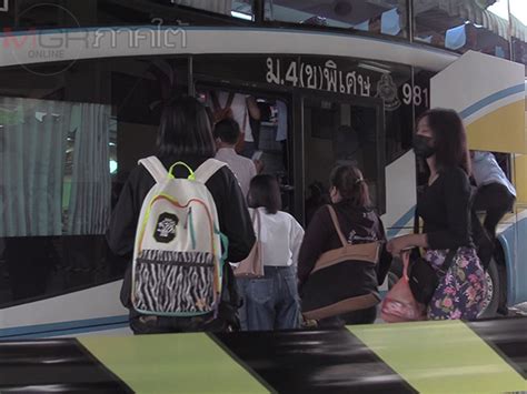 Public Transport Buses Continue To Shuttle Passengers From Nakhon Si