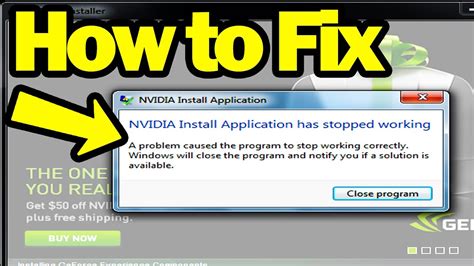 Fix Nvidia Driver Install Failure Youtube