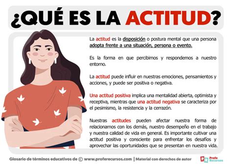 Qu Es La Actitud Definici N De Actitud