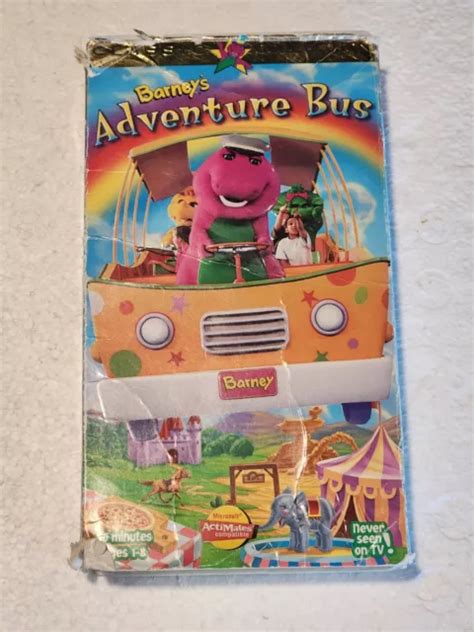 Barney Vhs Tapes Adventure Bus Barney Songs Be My Valentine Let S Play