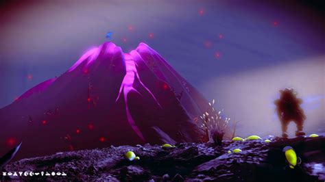 Purple Lava Volcano in Euclid : r/NoMansSkyTheGame