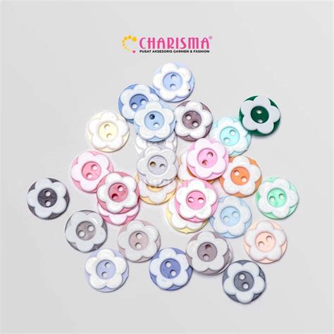 Jual Charisma Kancing Sakura Kancing Motif Bunga Sakura 15mm 1gross