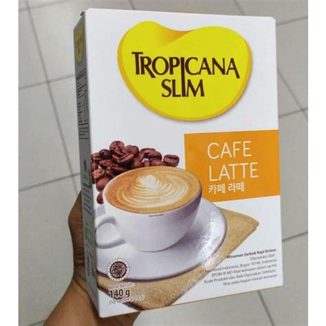 Jual Tropicana Slim Cafe Latte Sachet Shopee Indonesia