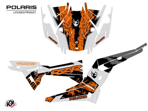 kit déco ssv polaris chaser orange série Kutvek