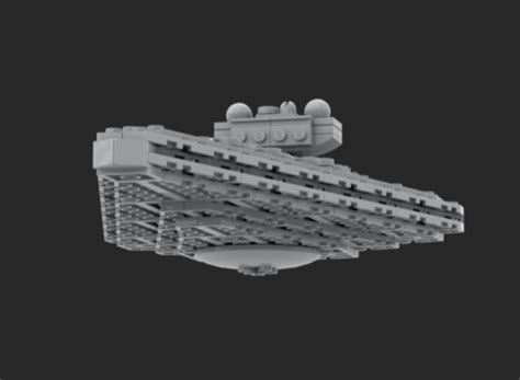 Lego Moc Mini Imperial Star Destroyer By Alcestis Rebrickable Build With Lego