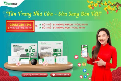 Săn sale đón Tết cùng bộ thiết bị phòng khách phòng ngủ thông minh