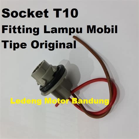 Jual Soket T10 Fitting Lampu Mobil Tipe Original Socket Sen Sein Senja