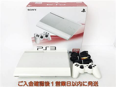 【やや傷や汚れあり】【1円】ps3 本体 セット 250gb ホワイト Sony Playstation3 Cech 4000b 動作確認済