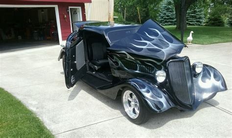 1934 Ford Coupe Show Quality Fiberglass 3 Window Coupe Real High End Build Stock 76345oh For