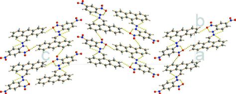 A View Showing Part Of The Three Dimensional Supramolecular Network