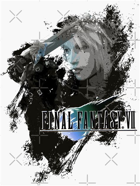 Final Fantasy 7 Cloud Strife Sticker By Pixelgia Redbubble