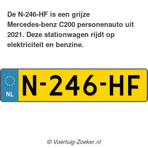 Kenteken N Hf Mercedes Benz C Auto N Hf Voertuig Zoeker Nl