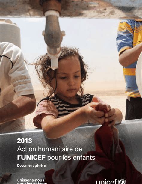 Action Humanitaire De Lunicef Pour Les Enfants Unicef France