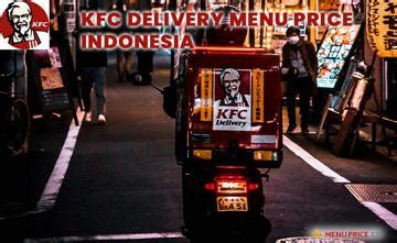 KFC Delivery Menu Prices in Indonesia 2024