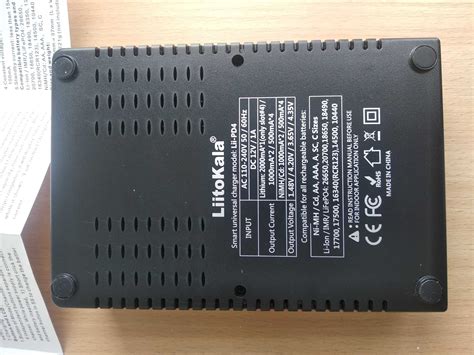 Новая litokala lii 18650, литокала нова, зарядное liitokala lii-pd4: 1 ...