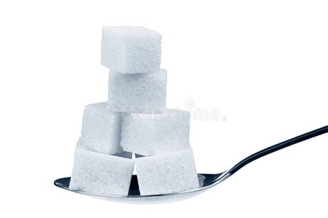 Sugar Cubes On Spoon Stock Photo Image Of White Spoon 17542110