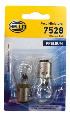 Set X Focos Hal Geno Hella Premium Bulbo Oem V W Meses