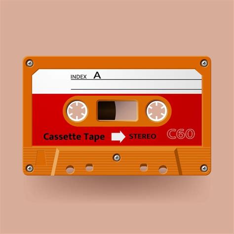 Premium Vector Music Cassette Tape Classic Stylexa