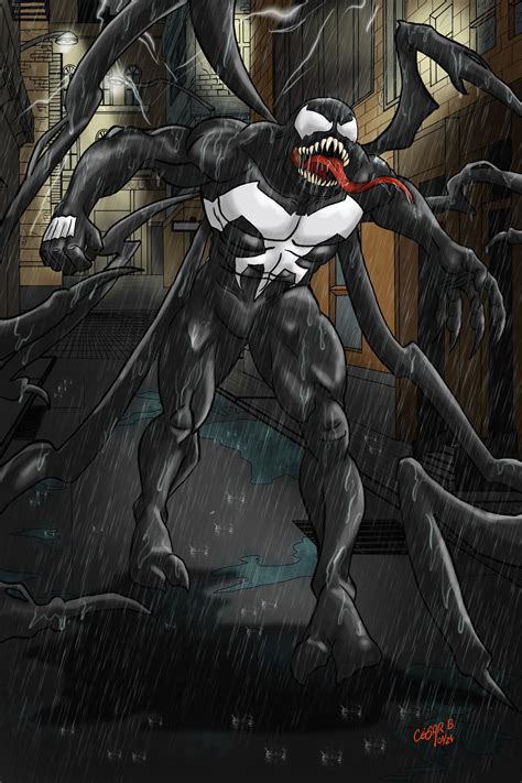 Venom Artwork by cesarcomicart on DeviantArt