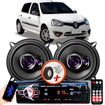 Alto Falante Pioneer Renault Clio Hatch Dianteiro Ts Br W Rms