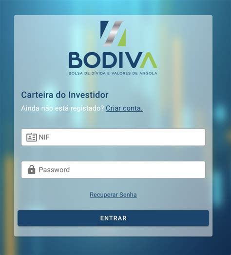 Bodiva Investidores J Podem Acompanhar Os Seus Investimentos Em Tempo